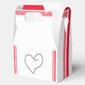 Elegantes Herzform-Design Geschenkschachtel (Geöffnet)