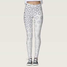 Elegantes Hexagon-Sternexplosion-Muster - Leggings