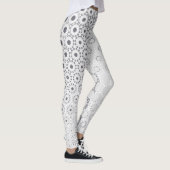 Elegantes Hexagon-Sternexplosion-Muster - Leggings (Rechts)