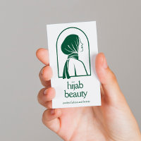 Elegantes Hijab-Logo Minimalistisch islamisch