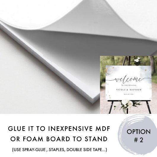 Elegantes Himmelsbriefing Poster