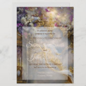 Elegantes Himmlisches Gold-Tor, Goldtext (Vorne/Hinten)