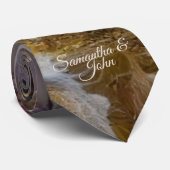 Elegantes Himmlisches Gold-Tor, Goldtext Krawatte (Gerollt)