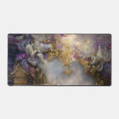 Elegantes Himmlisches Gold-Tor, Goldtext Schreibtischunterlage (Vorderseite)