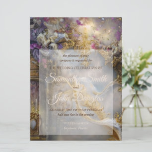 Elegantes Himmlisches Goldenes Tor, Goldener Text