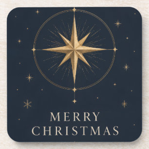 Elegantes himmlisches Weihnachten im Stil von Mitt Getränkeuntersetzer