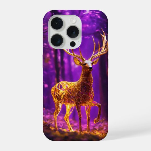 "Elegantes Hirsch-Design iPhone Hülle (Rückseite)