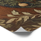 Elegantes Hirsch im Eichenwald Poster (Ecke)