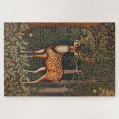 Elegantes Hirsch im Eichenwald Puzzle (Horizontal)