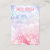 Elegantes, hochklassiges Holografisches Schmuckhan Visitenkarte (Vorderseite)