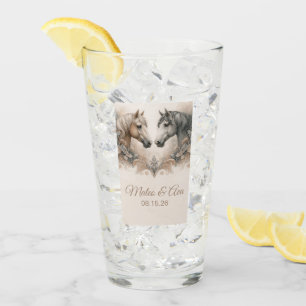 Elegantes Hochzeitglas Glas
