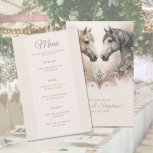 Elegantes Hochzeitmenü