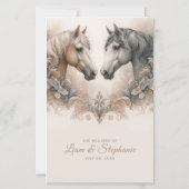 Elegantes Hochzeitmenü (Rückseite)