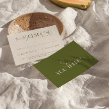 Elegantes Hochzeitsdesign in Altgrün und Luxus