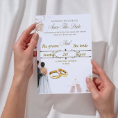 Elegantes Hochzeitsdesign - Zeitloser Blick Einladung