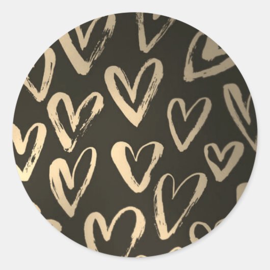 Elegantes Hochzeitseinladung-Siegel Runder Aufkleber (Vorderseite)