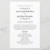 Elegantes Hochzeitsfeier Schwarz-weißes Gästehaus (Vorderseite)