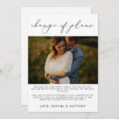 Elegantes Hochzeitsfeiern/Planungsumbau Foto Ankündigung (Vorne/Hinten)