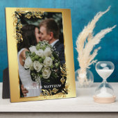 Elegantes Hochzeitsfest Foto Fotoplatte (Seite)