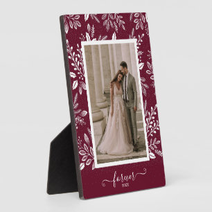 Elegantes Hochzeitsfoto Bilderrahmenloser Staffele Fotoplatte
