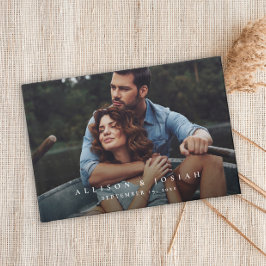 Elegantes Hochzeitsfoto  Gästebuch