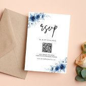 Elegantes Hochzeitsfranzösisch Vintag RSVP Karte