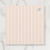 Elegantes Hochzeitsgeschenk Geschenkanhänger (Rückseite)