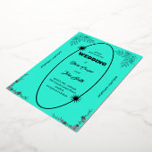 Elegantes Hochzeitskartendesign Folieneinladung (Gedreht)