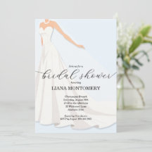Elegantes Hochzeitskleid Blaues Brautbad