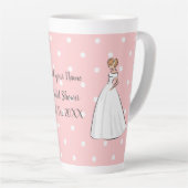 Elegantes Hochzeitskleid Happy Brautparty Milchtasse (Rechte Ecke)