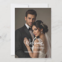 Elegantes Hochzeitspaar-Foto Formales Hochzeits-Wi