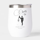elegantes Hochzeitspaar minimalistisch modern (Links)