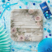 Elegantes Hochzeitspapier Pappteller (Party)