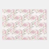 Elegantes Hochzeitspazierenspiel mit Wasserfarben Geschenkpapier Set (Vorderseite 2)