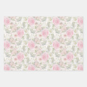 Elegantes Hochzeitspazierenspiel mit Wasserfarben Geschenkpapier Set (Vorderseite)