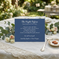 Elegantes Hochzeitsprobe-Dinner mit handgeschriebe