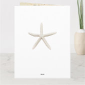 Elegantes Hochzeitsprogramm für tropische Strände Karte (Rückseite)