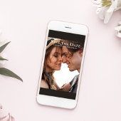 Elegantes Hochzeitssemble Foto Save The Date