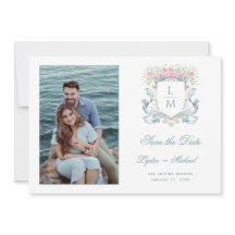 Elegantes Hochzeitssemble mit Rose | Monogramm