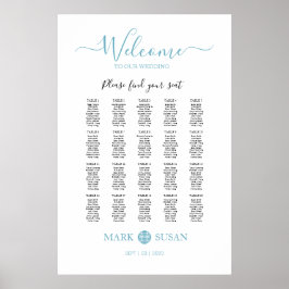 Elegantes Hochzeitsstift für doppeltes Glück Poster