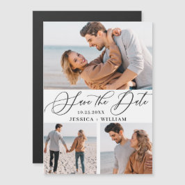 Elegantes Hochzeitsstift Save the Date Magnetkarte