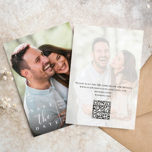 Elegantes Hochzeitsstil Save the Date