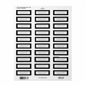 Elegantes Hochzeitsstil UAWG Black and White (Vorne)