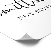 Elegantes Hochzeitssyndrom und Bug Spray-Zeichen Poster (Ecke)