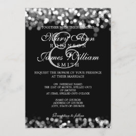 Elegantes Hochzeitstil Einladung