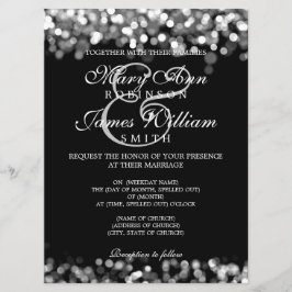 Elegantes Hochzeitstil Einladung