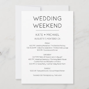 Elegantes Hochzeitstreffen - Einladung
