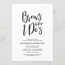 Elegantes Hochzeitstreffen Probe Dinner Einladung