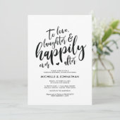 Elegantes Hochzeitstreffen Probe Dinner Einladung (Stehend Vorderseite)