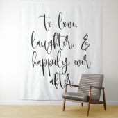 Elegantes Hochzeitungs-Hintergrundbanner - Liebe, Wandteppich (Beispiel)